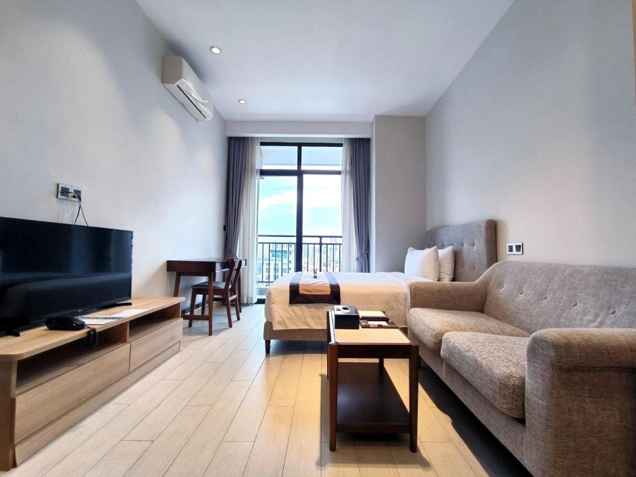 The View Serviced Residence 豪景日式酒店公寓 Phnompen Kültér fotó