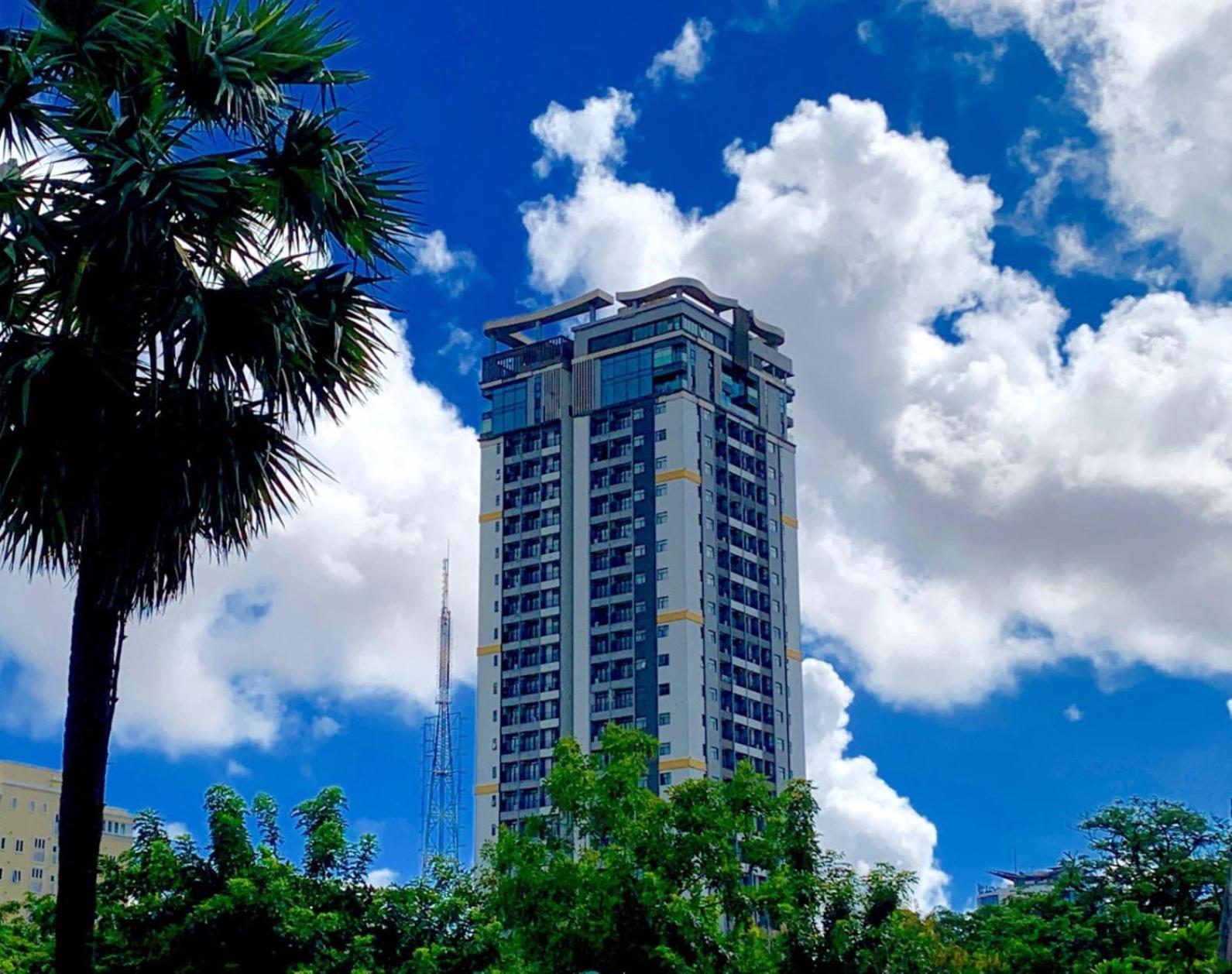 The View Serviced Residence 豪景日式酒店公寓 Phnompen Kültér fotó