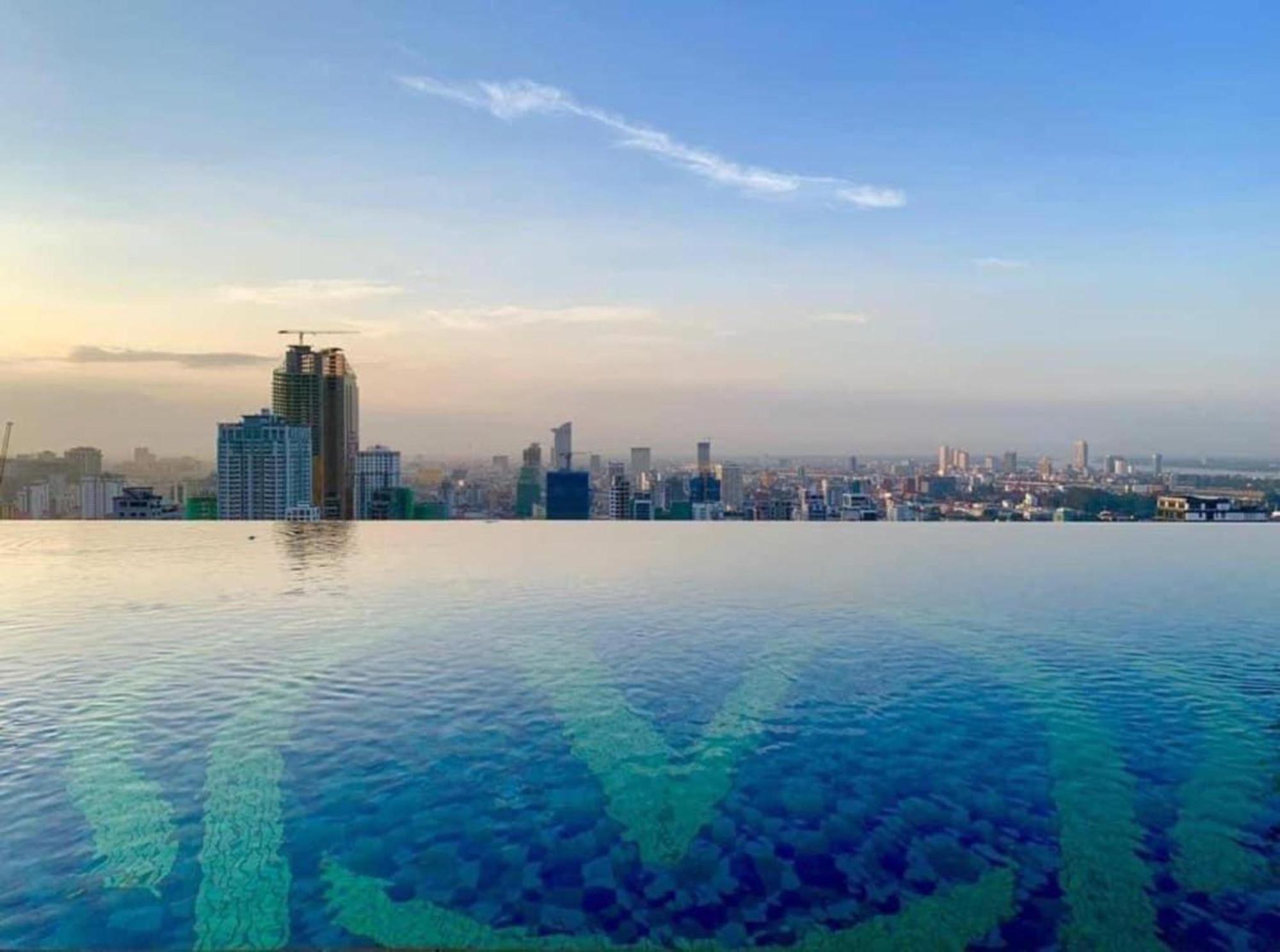 The View Serviced Residence 豪景日式酒店公寓 Phnompen Kültér fotó